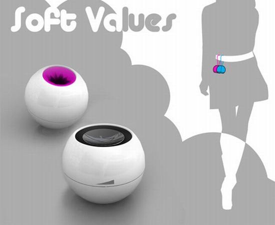 Haut-parleurs portatifs de Soft Values