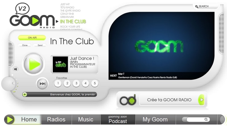 goomradio ancienne version
