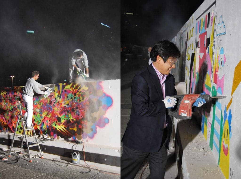 lg live bordeless demolition party
