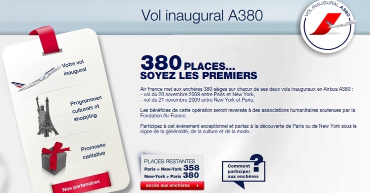vol inaugural air france a380