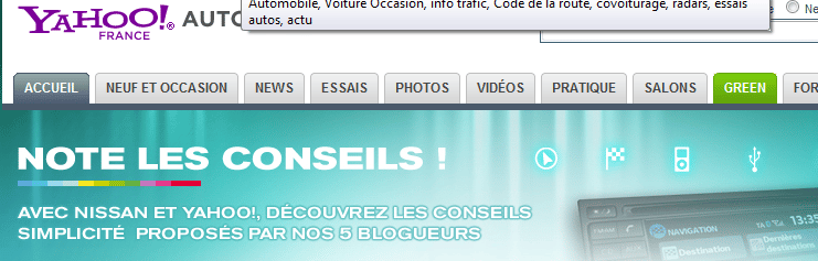 note conseils nissan yahoo blog