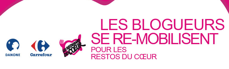 blogueurs restos du coeur danone