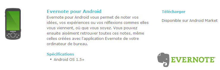 evernote android application evernote android application