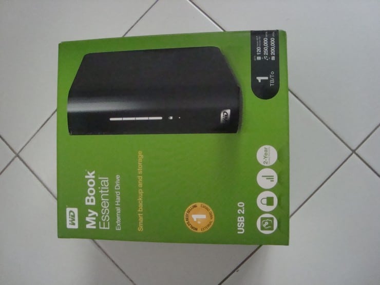 test Disque dur Western Digital My Book Essential Edition 1To