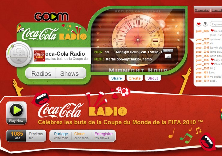 coca cola radio goomradio coupe du monde de foot coca cola radio goomradio coupe du monde de foot