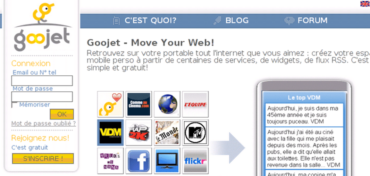 goojet homepage 2008 goojet homepage 2008