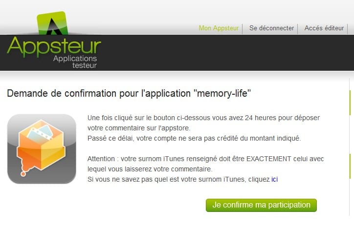Copie de appsteur applications iphone testeurs