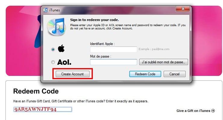acheter itunes americain tutorial bon promo appstore 4