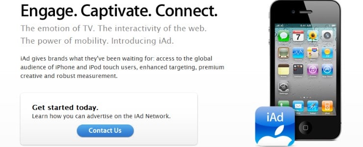 iads apple regie publicitaire iphone