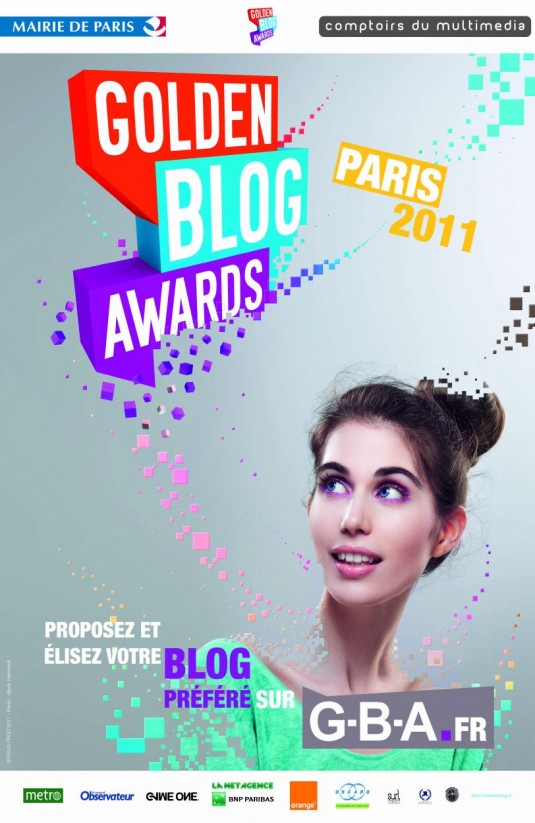 affiche Golden Blog Awards 2011