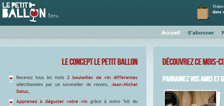 le petit ballon achat vin online