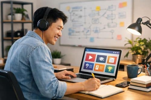 découvrez ce qu'est une plateforme e-learning, ses fonctionnalités principales et comment elle facilite l'apprentissage en ligne pour tous.
