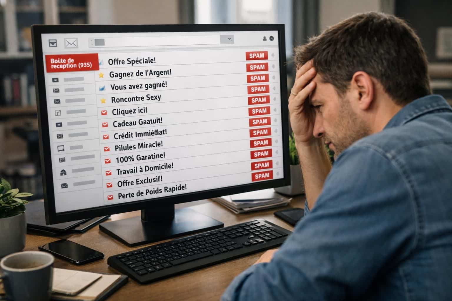 découvrez comment lutter efficacement contre le fléau des spams qui envahissent 70% de nos emails et protégez votre boîte de réception des messages indésirables.