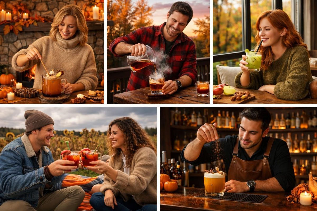 découvrez 5 recettes originales de cocktails d'automne pour surprendre et ravir vos invités avec des saveurs chaleureuses et inédites.